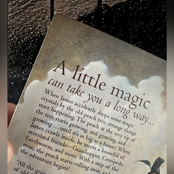 🌟
1996 Roald Dahl James & the GIANT Peach
 children chapter book Paperback - Picture 3 of 14